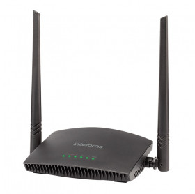 ROTEADOR INTELBRAS WI-FI 4 N 300MBPS RF 301K C/3 PORTAS PRETO 4750073 