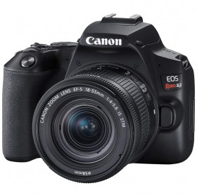 CAMERA DIGITAL CANON EOS REBEL SL3 24.1MP/4K/LCD3/WIFI+BT/EF-S18-55 IS STM PRETA