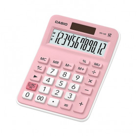 CALCULADORA DE MESA 12 DIGITOS ROSA CASIO MX-12B-PK