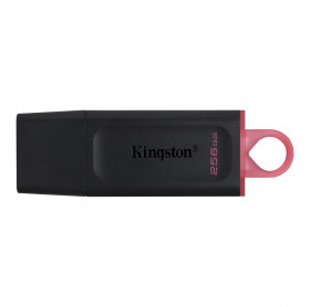 PEN DRIVE 256GB KINGSTON EXODIA USB 3.2 PRETO DTX/256GB
