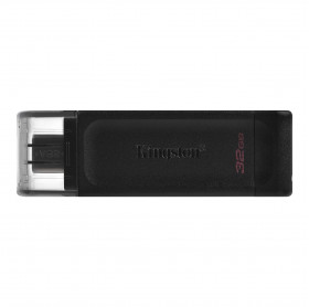 PEN DRIVE 32GB USB-C KINGSTON DATATRAVELER 70 PRETO DT70/32GB