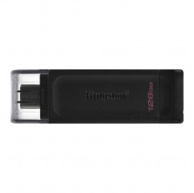 PEN DRIVE 128GB USB-C KINGSTON DATATRAVELER 70 PRETO DT70/128GB