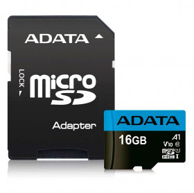 CARTÃO DE MEMORIA 16GB ADATA V10 MICRO SDHC AUSDH16GUICL10A1-RA1