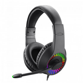 FONE DE OUVIDO COM MICROFONE GAMER T-DAGGER CASPIAN PRETO T-RGH211