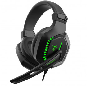 FONE DE OUVIDO COM MICROFONE GAMER T-DAGGER EIGER PRETO T-RGH208