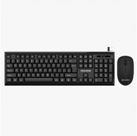 TECLADO E MOUSE SEM FIO HOOPSON TPC-070KW PRETO - SEM PILHAS