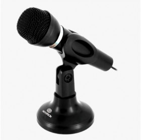 MICROFONE DE MESA HOOPSON MIC-005 P2 CABO 1.6MT PRETO