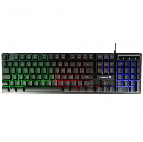 TECLADO USB GAMER MULTIMIDIA FORTREK BLACKFIRE NEW PRETO