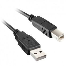CABO USB 2.0 AM/BM 3 MT GRASEP PRETO - IMPRESSORAS