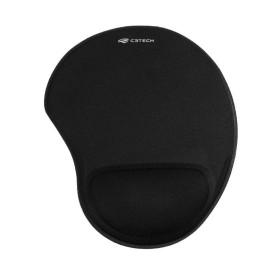 MOUSE PAD APOIO PULSO ESPUMA C3 TECH MP-50 MEDIO PRETO