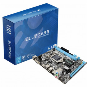PLACA MAE BLUECASE BMBH61-I2H BOX I3/I5/I7 DDR3 FSB1600/1333 VGA/HDMI LGA1155