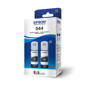 KIT REFIL DE TINTA EPSON T544 C/2 REFIS PRETO L3150 L3160 L3250 L3260 L5290