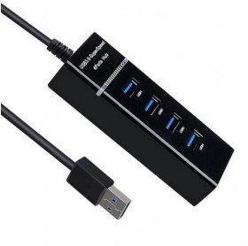 HUB USB 3.0 4 PORTAS PRETO FY-544 GVBRASIL HUB.458