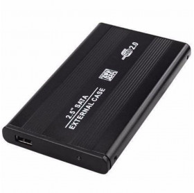 GAVETA EXTERNA HDD/SSD 2.5 USB 2.0 GVBRASIL PRETA GVT.050