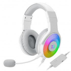 FONE DE OUVIDO COM MICROFONE REDRAGON PANDORA RGB BRANCO H350W-RGB