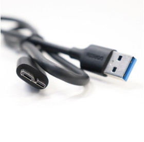 CABO USB 3.0 AM X SS (MICRO BM) 50CM P/ HD EXTERNO GVBRASIL PRETO