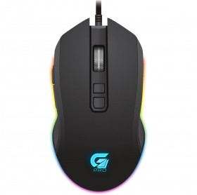 MOUSE USB GAMER PRO M3 RGB FORTREK 4800 DPI PRETO