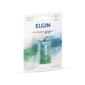 BATERIA ALCALINA ELGIN ENERGY 9V BLISTER 82158