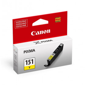 CARTUCHO CANON 151 AMARELO 7ML PIXMA IP7210 IP8710 IX6810 MG5410 MG5510  