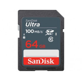 Cartão de Memória 64GB SDXC UHS-I Ultra Sandisk SDSDUNR-064G-GN3IN