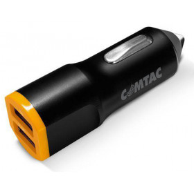 CARREGADOR VEICULAR C/ 2 USB 2.1A/1.0A COMTAC 9345