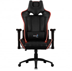 CADEIRA GAMER PROFISSIONAL AEROCOOL AC120C AIR RGB PRETA 