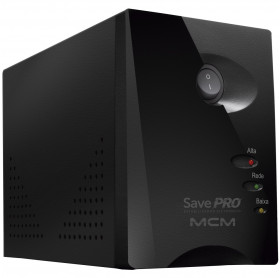 ESTABILIZADOR 1000VA MCM SAVE PRO PRETO BIVOLT/115V          