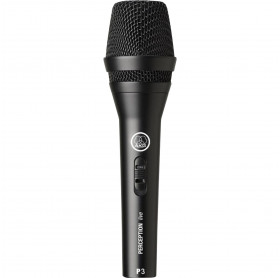 MICROFONE COM FIO AKG P3S VOCAL PERCEPTION LIVE PRETO - NÃO ACOMPANHA CABO 