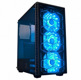 GABINETE ATX REDRAGON GC-903 DIAMOND STORM PRETO LATERAL E FRONTAL VIDRO S-FONTE