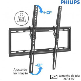 SUPORTE DE TV FIXO UNIVERSAL DE 26 POL A 55 POL ATE 35KG - SQM3310/97