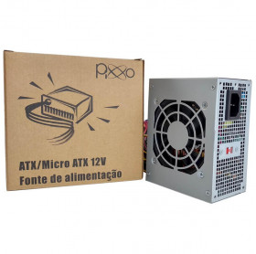 FONTE MICRO ATX 200W 12V PIXXO PL-200WRPBG CHAVEADA - SEM CABO 