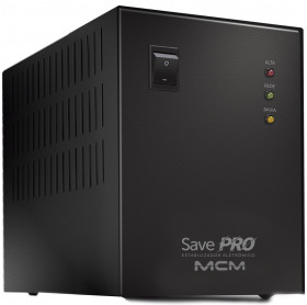 ESTABILIZADOR 1500VA MCM SAVE PRO PRETO BIVOLT/115V          