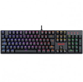 TECLADO USB GAMER REDRAGON SURARA PRO MECANICO K582RGB-PRO SWITCH MARROM PRETO