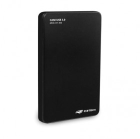 GAVETA EXTERNA C3 TECH CH-300 HDD/SSD 2.5 USB 3.0 PRETA 