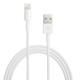 CABO USB LIGHTNING PARA APPLE 2MT PLUSCABLE BRANCO USB-LT2002WH - HOMOLOGADO 