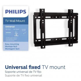 SUPORTE DE TV FIXO UNIVERSAL ATE 25KG 42 POL PHILIPS WALL MOUNT SQM3300/97