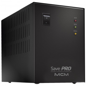 ESTABILIZADOR 2000VA MCM SAVE PRO PRETO BIVOLT/115V          