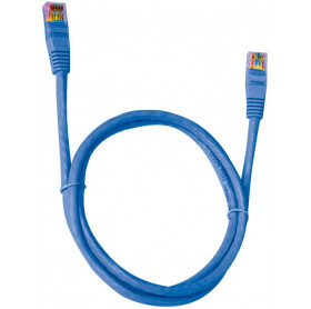 CABO DE REDE PATCH CORD CAT.6 5.0MT AZUL PLUSCABLE PC-ETH6U50BL