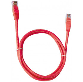 CABO DE REDE PATCH CORD CAT.6 2.5MT VERMELHO PLUSCABLE PC-ETH6U25RD