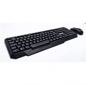 Teclado e Mouse Sem Fio Hayom TC3210 Preto