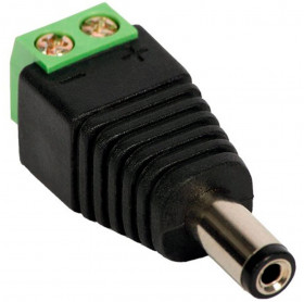 CONECTOR P4 MACHO COM BORNE