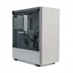 GABINETE ATX T-DAGGER CUBE BRANCO S/FONTE T-TGC305W