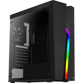 GABINETE ATX AEROCOOL RGB BOLT ACRYLIC PRETO S/FONTE 