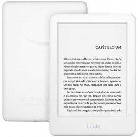 E-READER KINDLE 10ª GERAÇÃO BRANCO 8GB WI-FI TELA 6