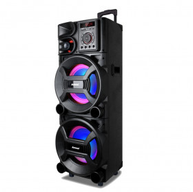 CAIXA DE SOM AMPLIFICADA AMVOX ACA 1501 NEW X 1500W RMS BLUETOOTH