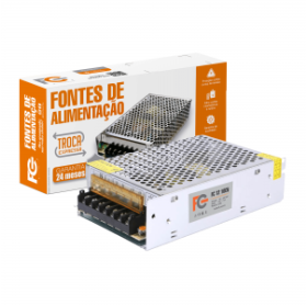 FONTE PARA CFTV 12V/10A BIVOLT FTA10A/S-120-12 COLMEIA