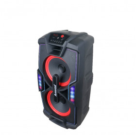 CAIXA DE SOM AMPLIFICADA AMVOX ACA 757 X 750W RMS BLUETOOTH 127/220V PRETO