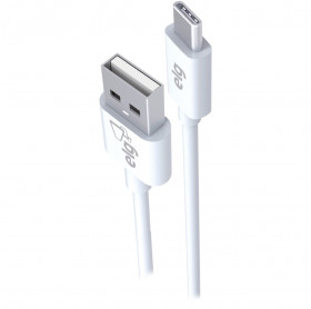 CABO USB MACHO PARA USB-C REVERSIVEL ELG 1.0MT BRANCO TCUSB