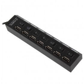 HUB USB 7 PORTAS C/ CHAVE LIG/DES PTO HUB.1040