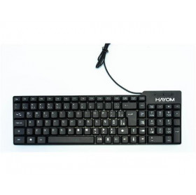 Teclado USB Hayom TC3201 Padrão Preto